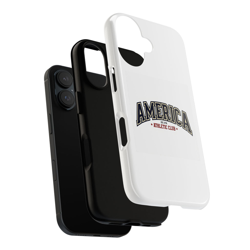 America Athletic Club Phone Case – Vintage Patriotic Americana Case Printify