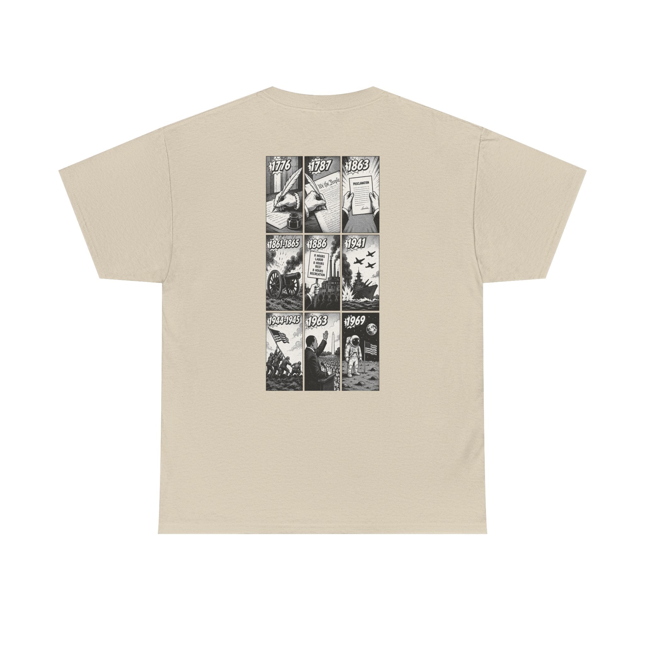 America Comic Book History T-Shirt