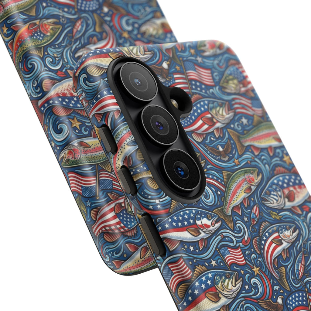 Patriotic Fishing Waters Phone Case Printify