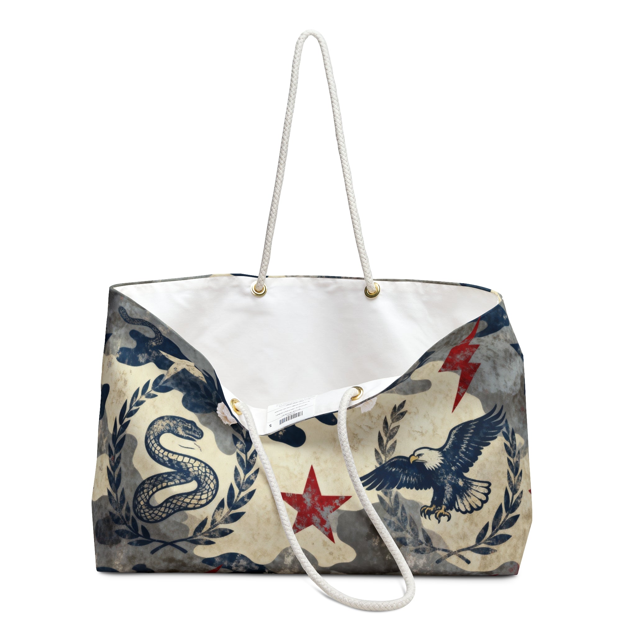 Patriot Wilderness Camo Weekender Tote Printify