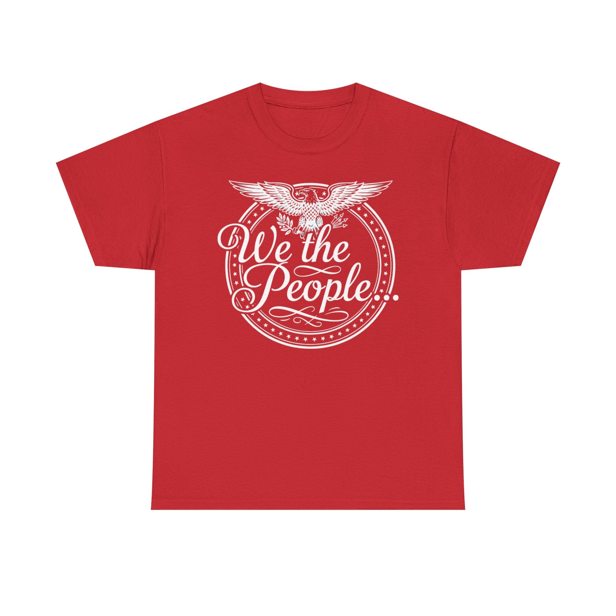 We The People Patriotic Seal T-Shirt – Dark Colors Unisex Heavy Cotton Tee