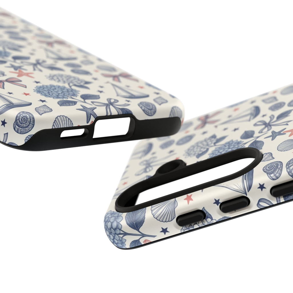 Coastal Americana Hydrangea Phone Case Printify