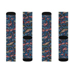 American Angler Performance Crew Socks – Patriotic Fishing Socks Printify