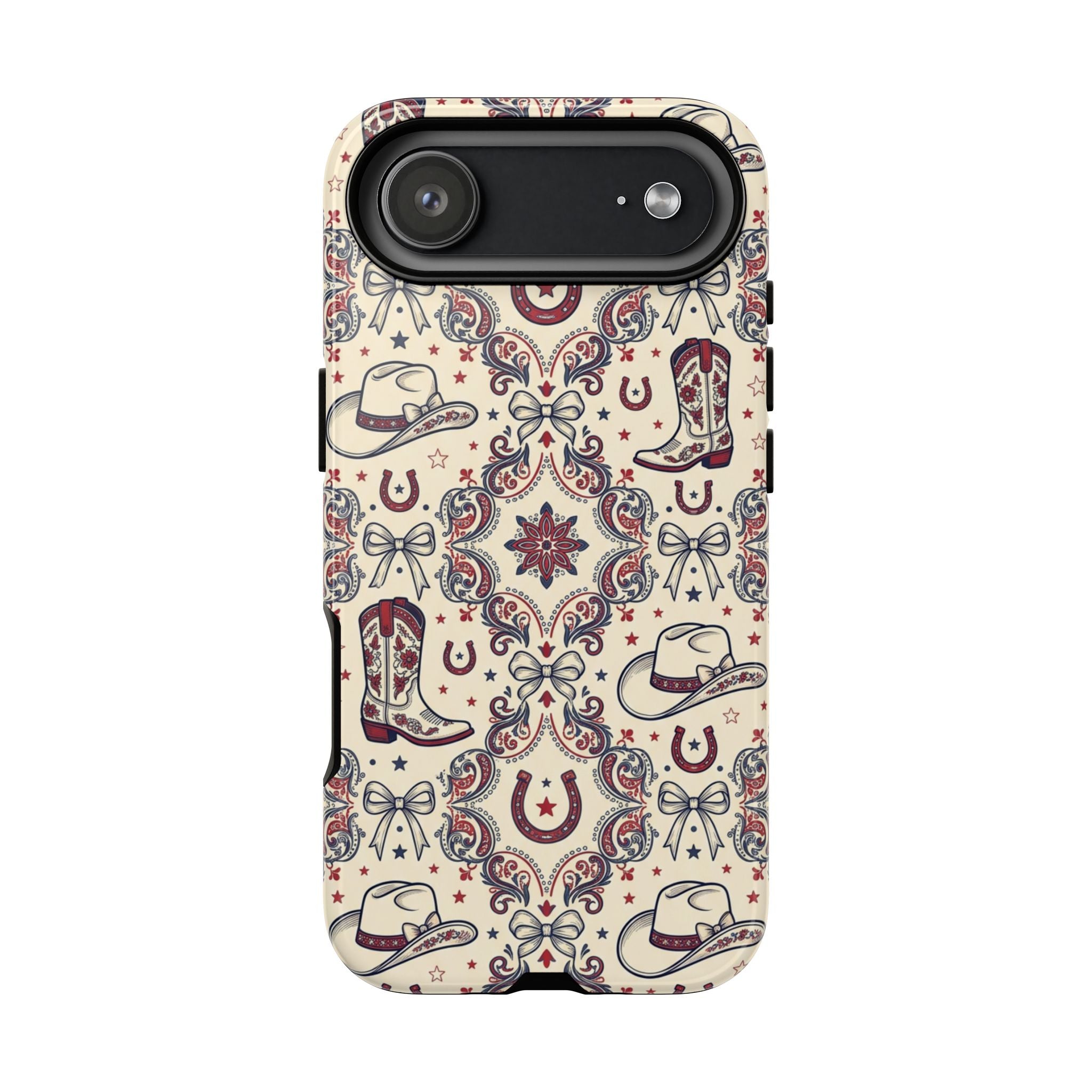 Americana Cowgirl Coquette Phone Case Printify