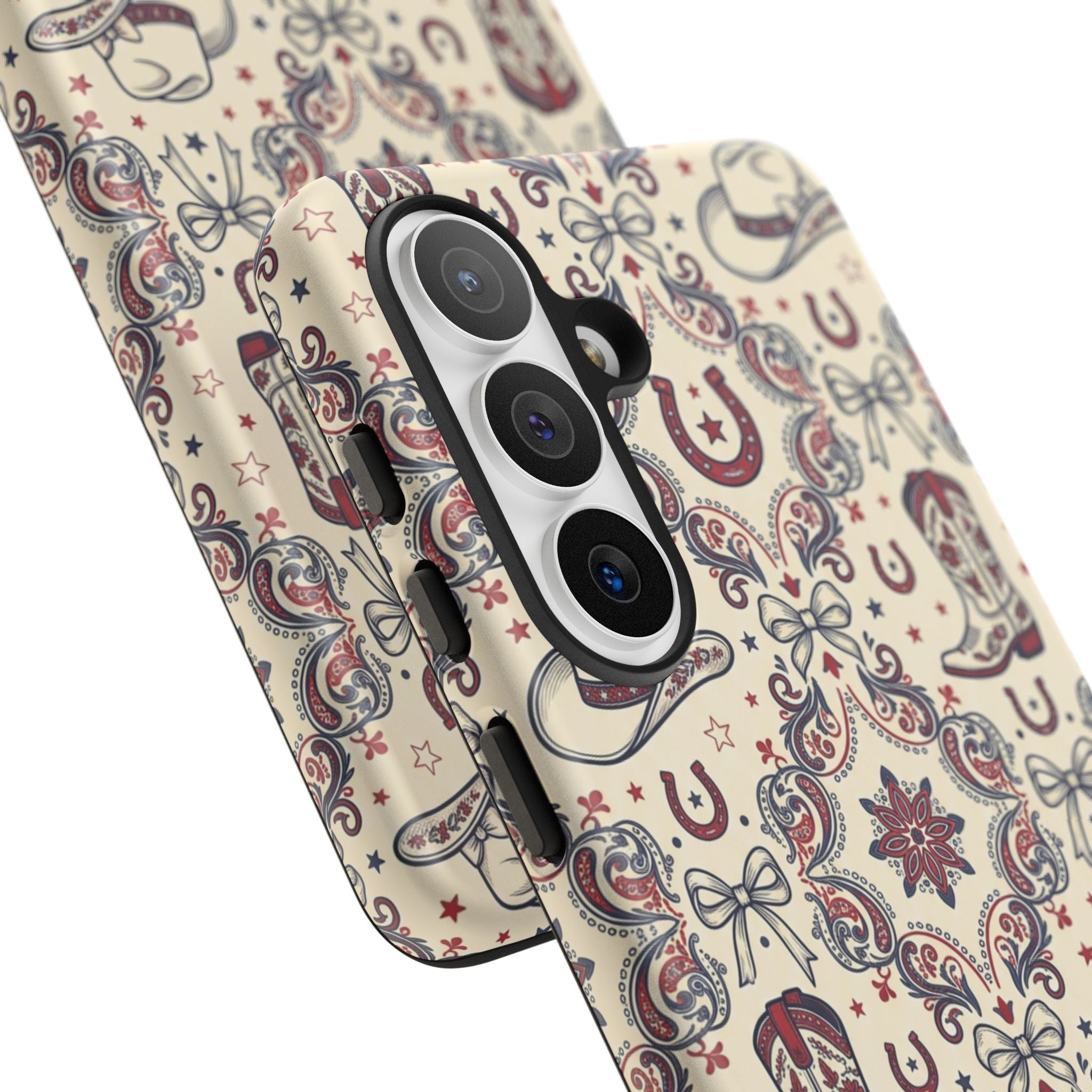 Americana Cowgirl Coquette Phone Case Printify
