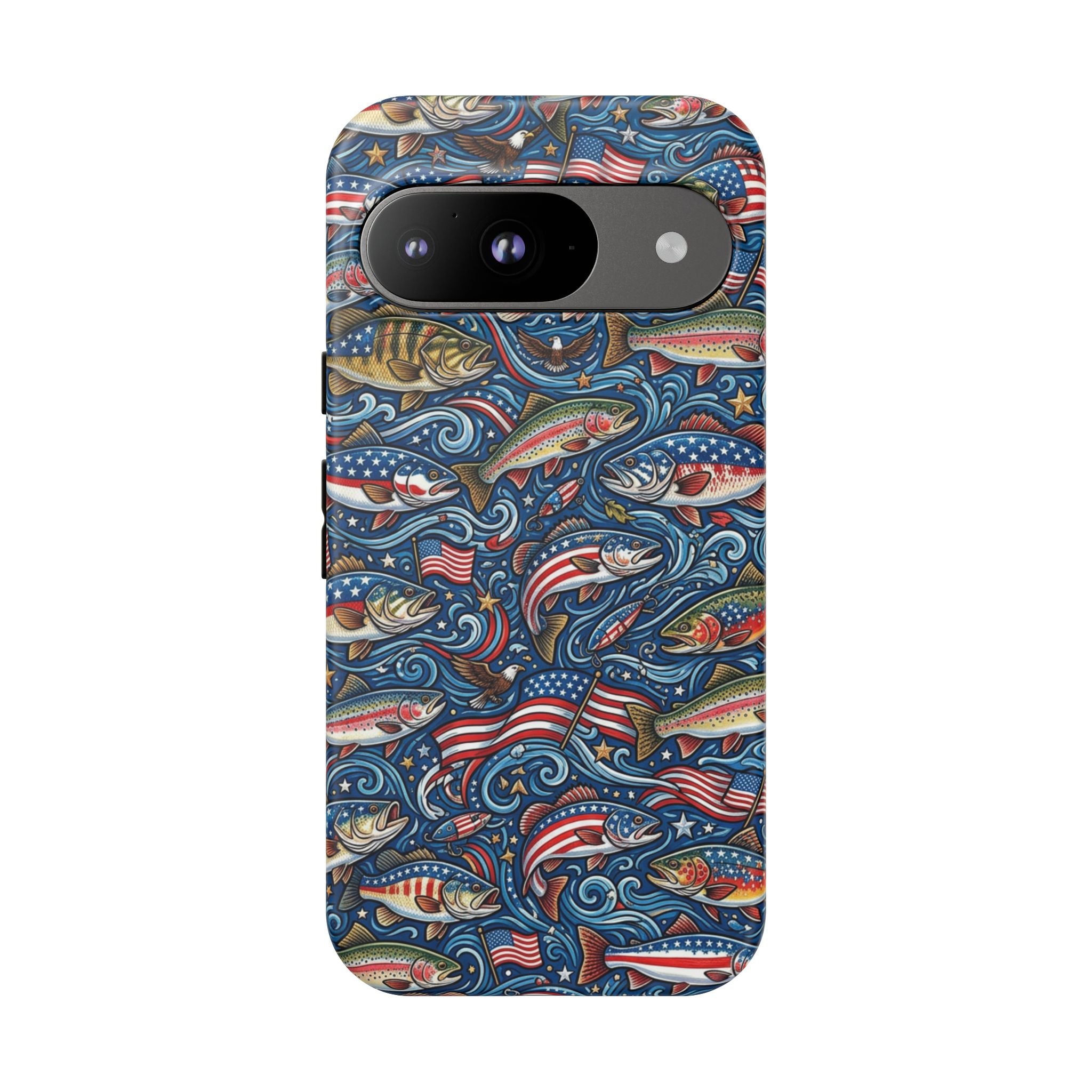 Patriotic Fishing Waters Phone Case Printify
