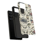 Patriotic Outdoors Phone Case – Bass Fishing & Vintage Americana Case Printify