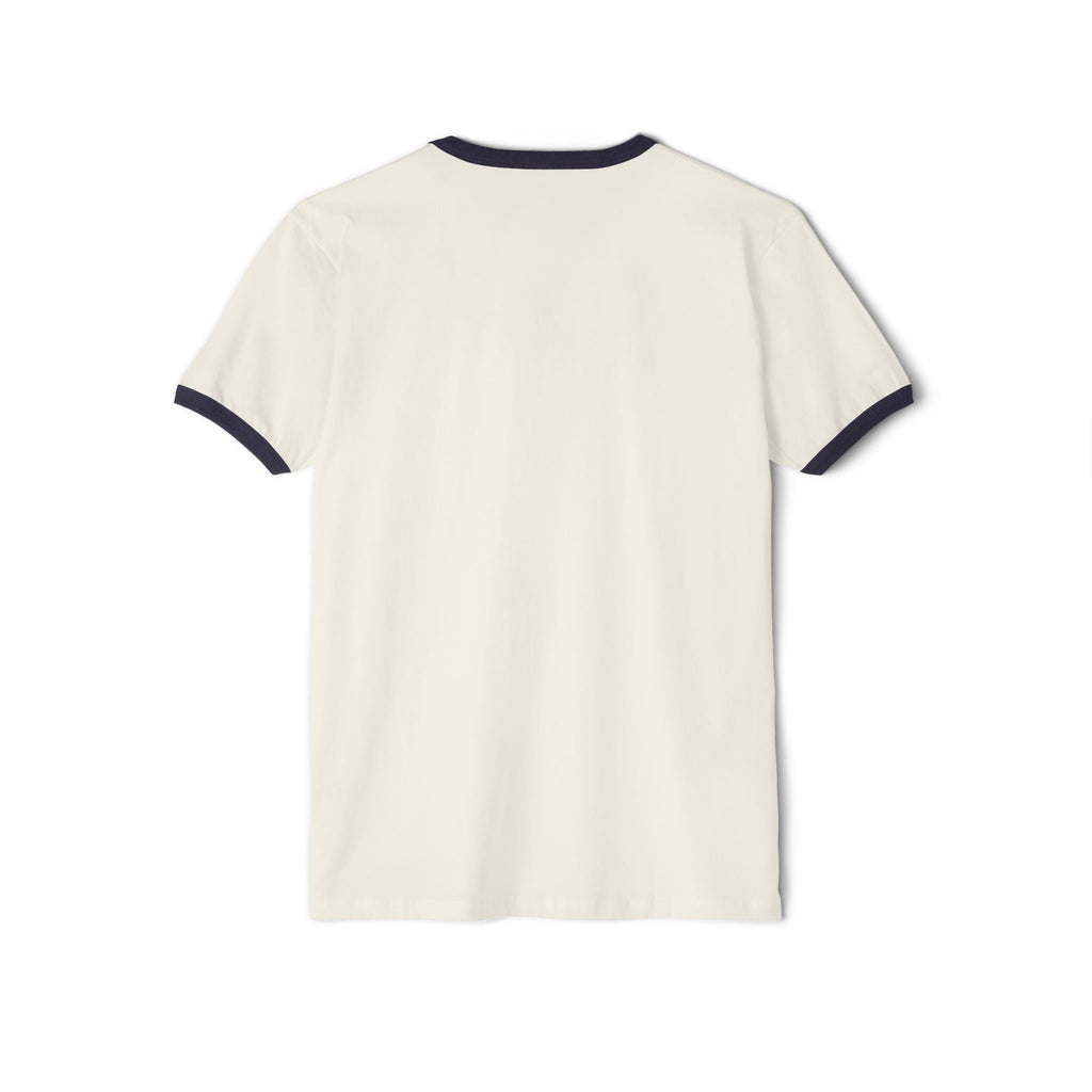 America Vintage Ringer T-Shirt — Retro Patriotic USA Graphic Tee
