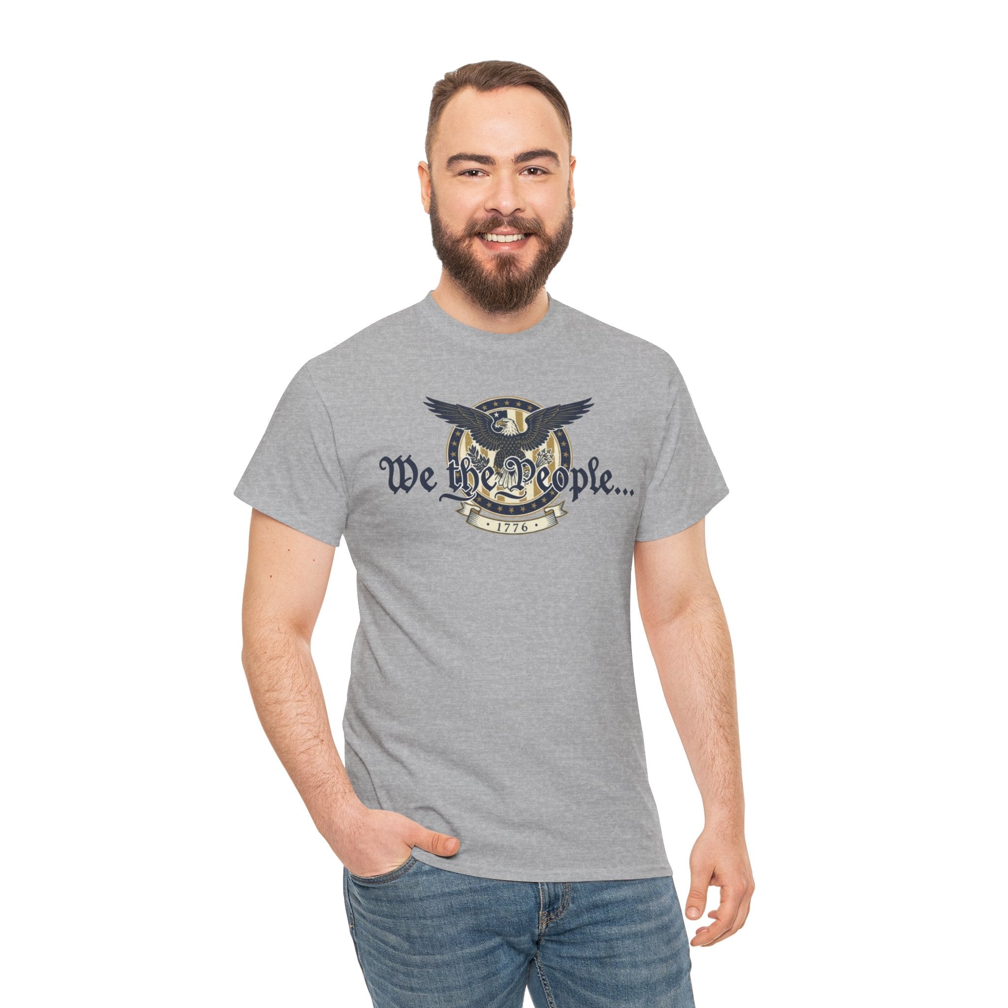 We The People Eagle Patriotic T-Shirt – Executive Style Printify