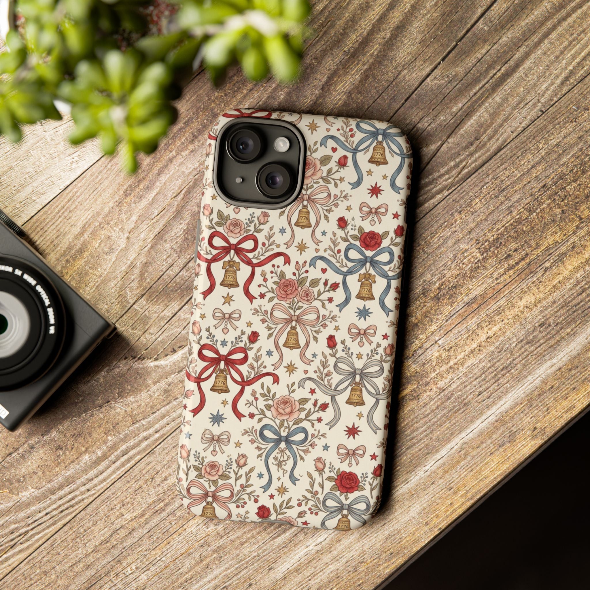 1776 Coquette Liberty Bells Phone Case Printify