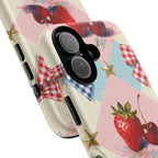 Americana Coquette Cherry Picnic Phone Case Printify