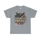 God Bless America 1776 Patriotic T-Shirt – Vintage American Heritage Tee