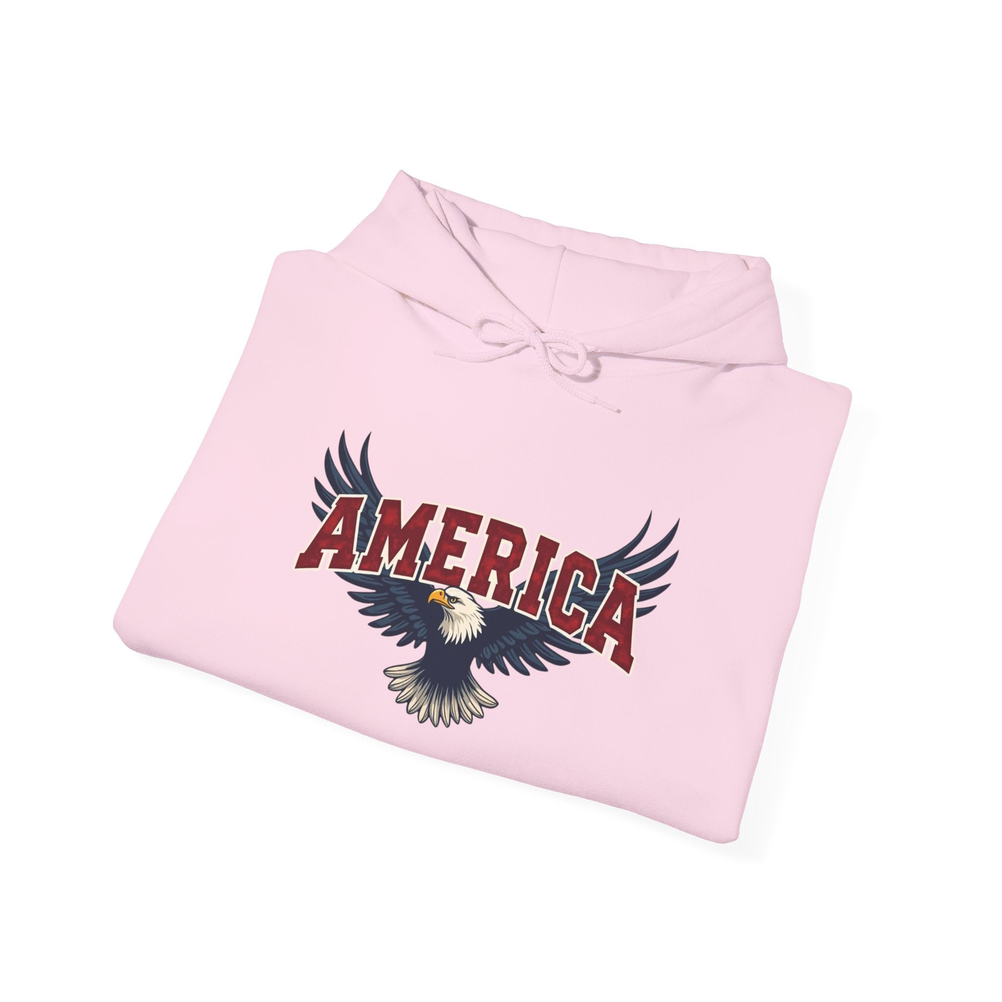 America Eagle Hoodie — Patriotic Bald Eagle Sweatshirt Printify