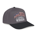 America Loves Winning Patriotic Hat – American Flag Cap