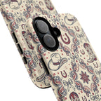 Americana Cowgirl Coquette Phone Case Printify