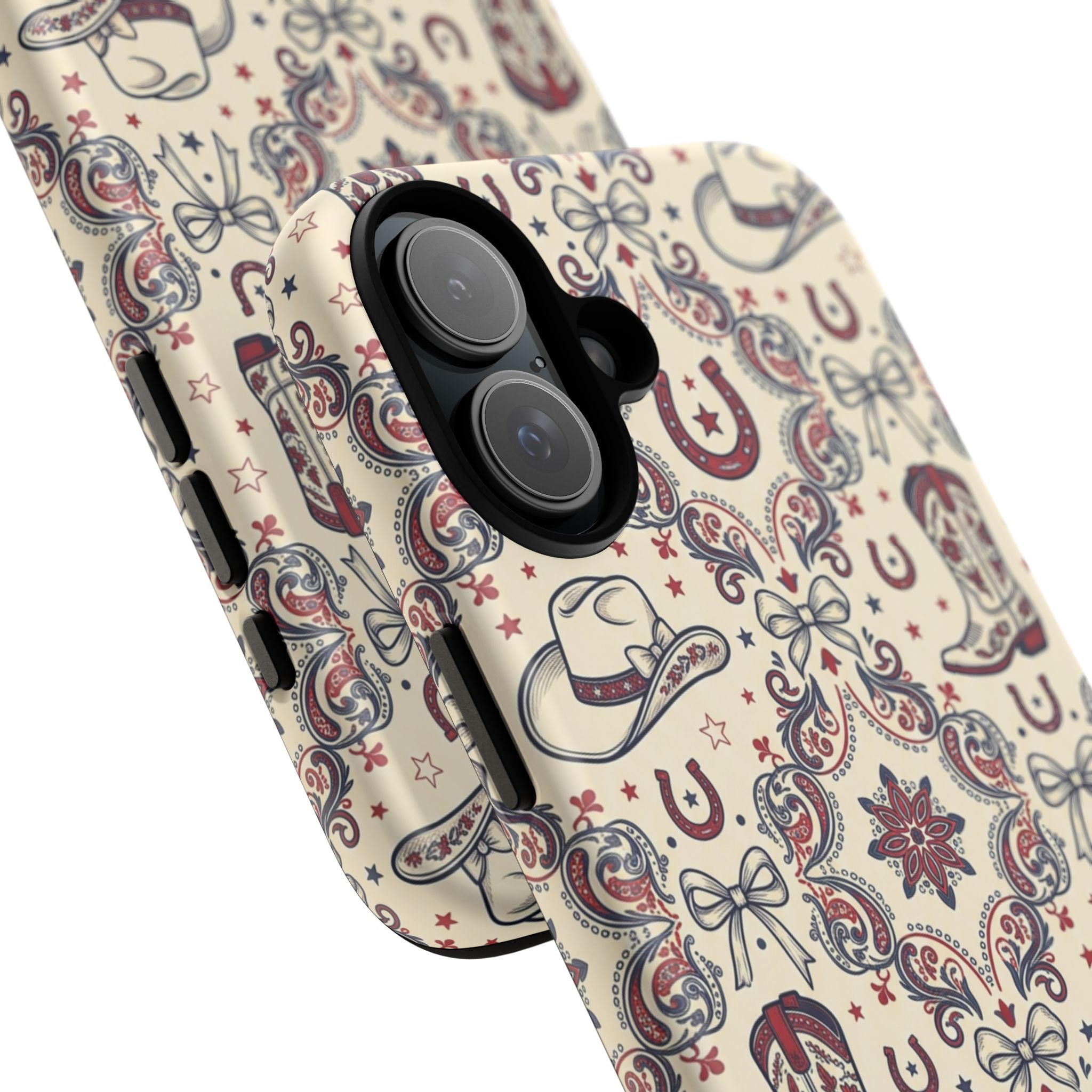 Americana Cowgirl Coquette Phone Case Printify