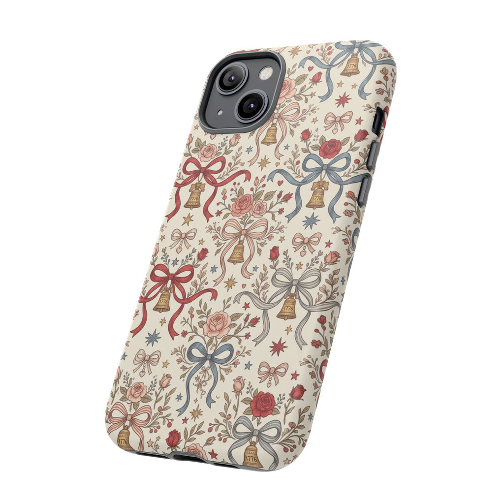 1776 Coquette Liberty Bells Phone Case Printify