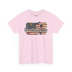 We The People American Flag Patriotic T-Shirt – Unisex Heavy Cotton Tee Printify