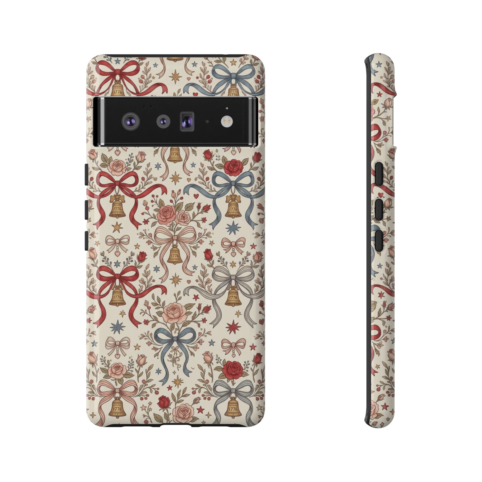 1776 Coquette Liberty Bells Phone Case Printify