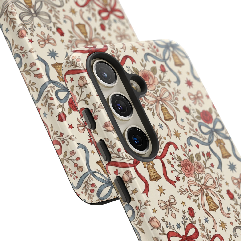 1776 Coquette Liberty Bells Phone Case Printify