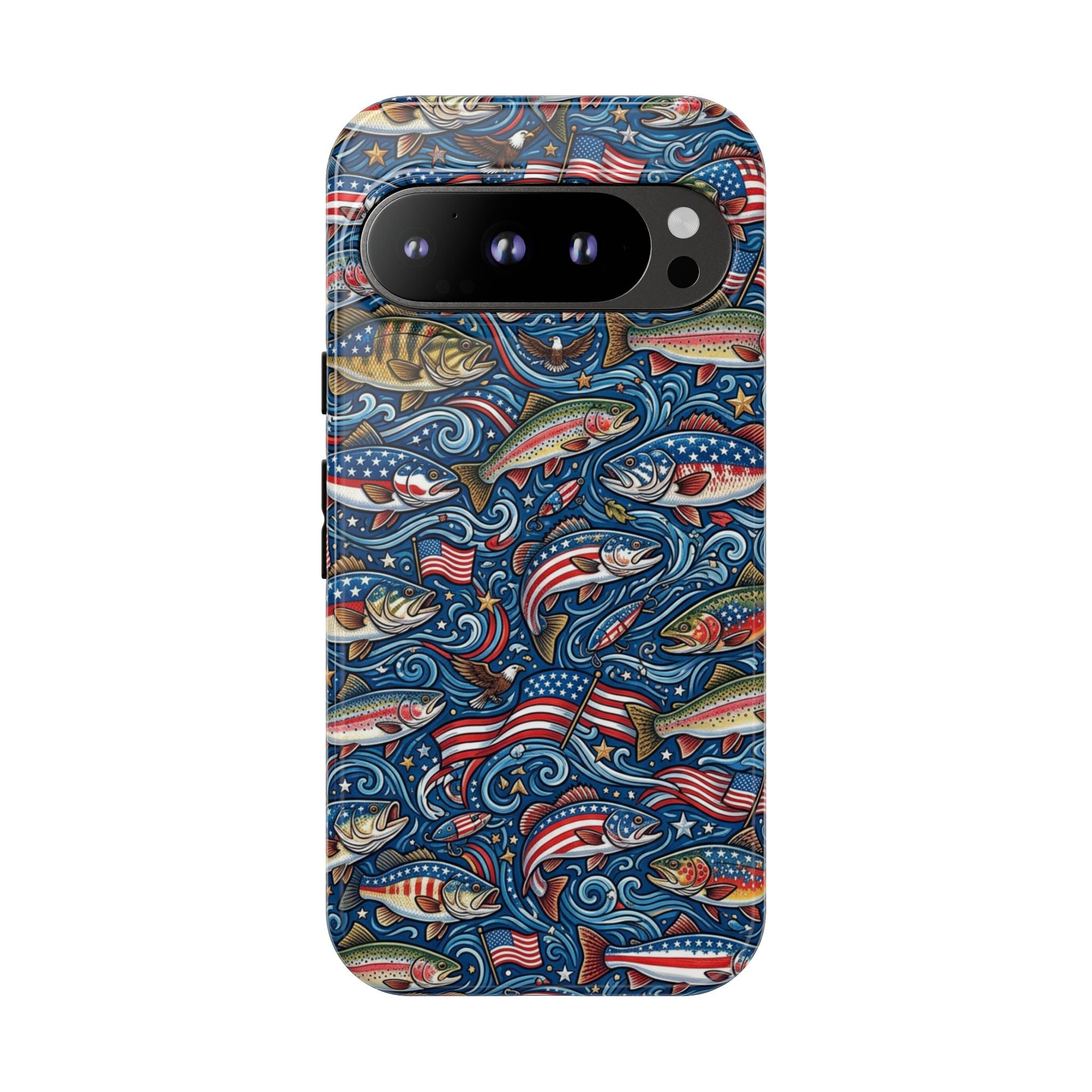 Patriotic Fishing Waters Phone Case Printify
