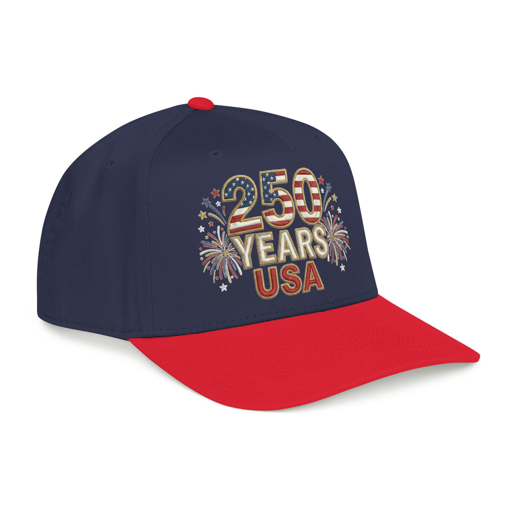 "250 YEARS" Patriotic Baseball Cap – America 250 Snapback Hat