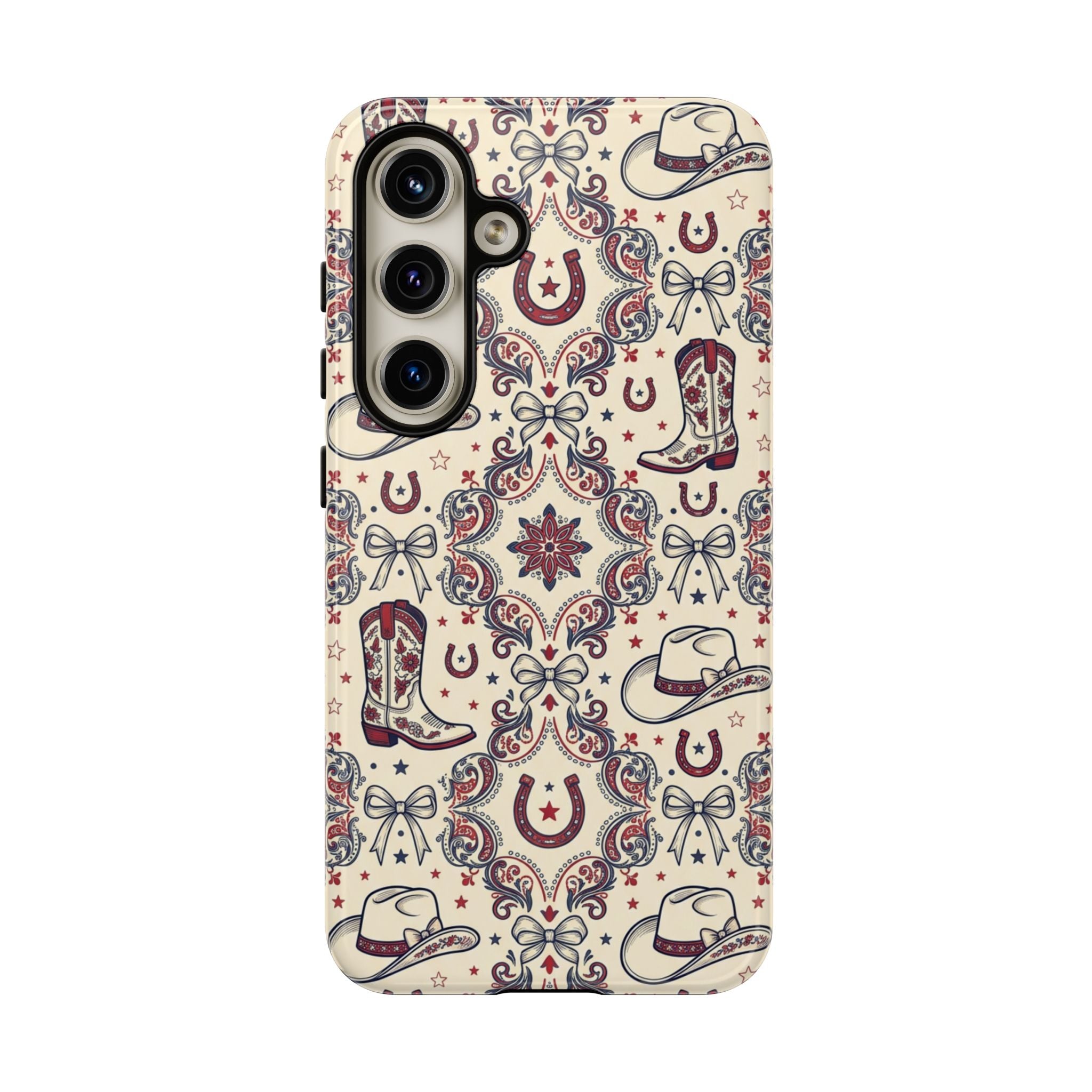 Americana Cowgirl Coquette Phone Case Printify