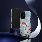 Americana Coquette Cherry Bow Phone Case Printify