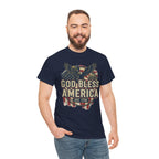 God Bless America 1776 Patriotic T-Shirt – Vintage American Heritage Tee Printify