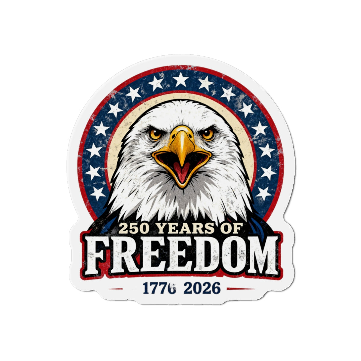 250 Years of Freedom Eagle Magnet Printify