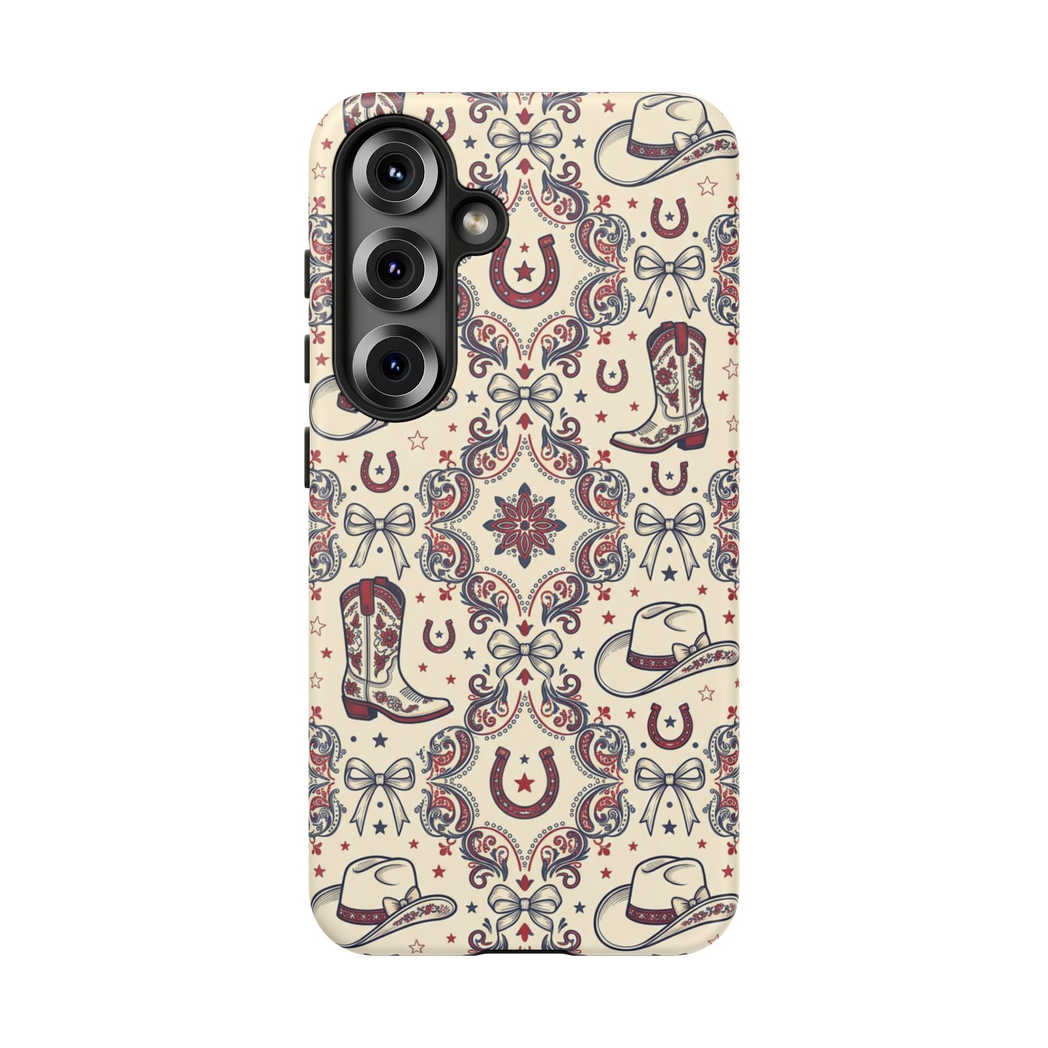 Americana Cowgirl Coquette Phone Case Printify