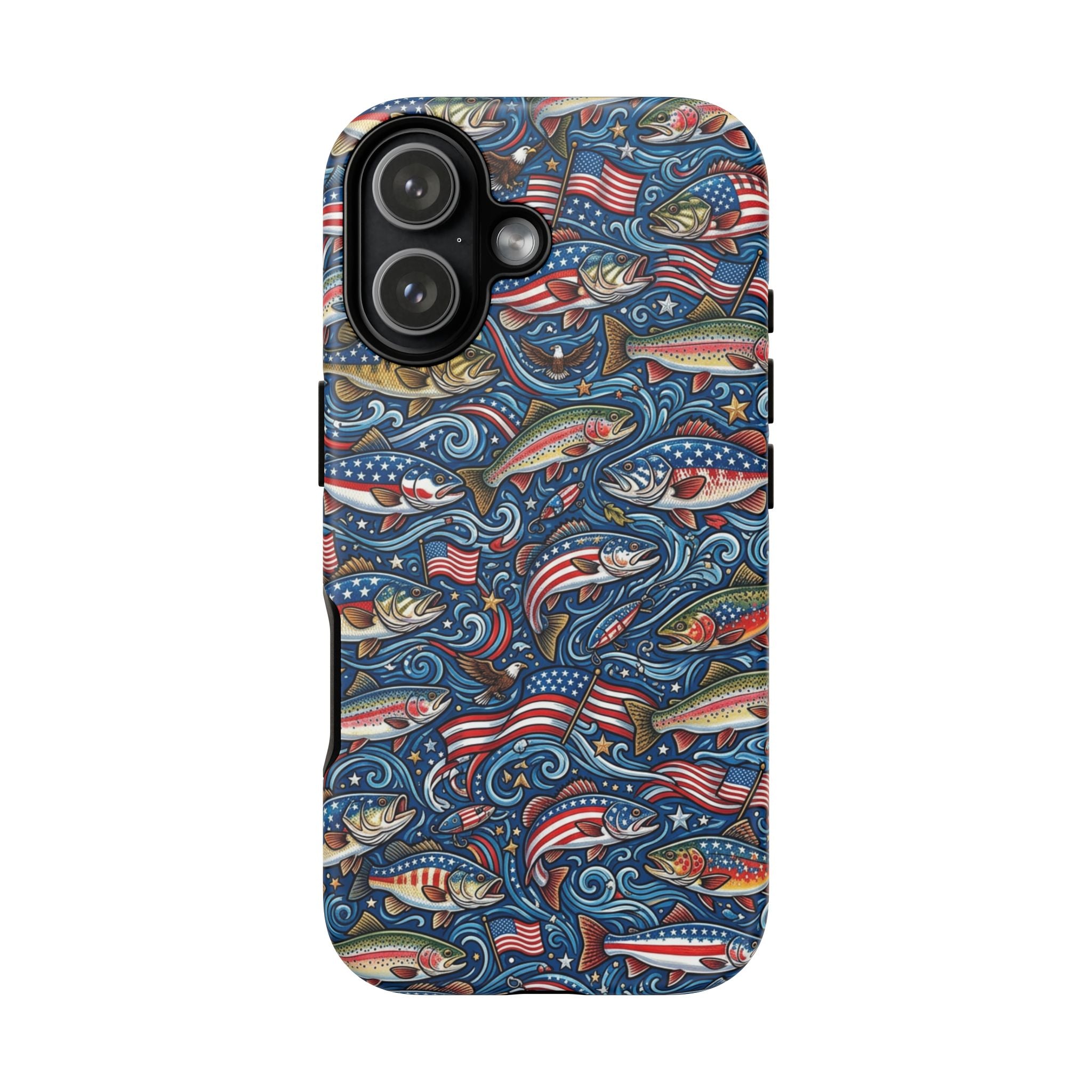 Patriotic Fishing Waters Phone Case Printify