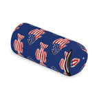 American Flag Fish Can Cooler — Patriotic Beverage Koozie Printify