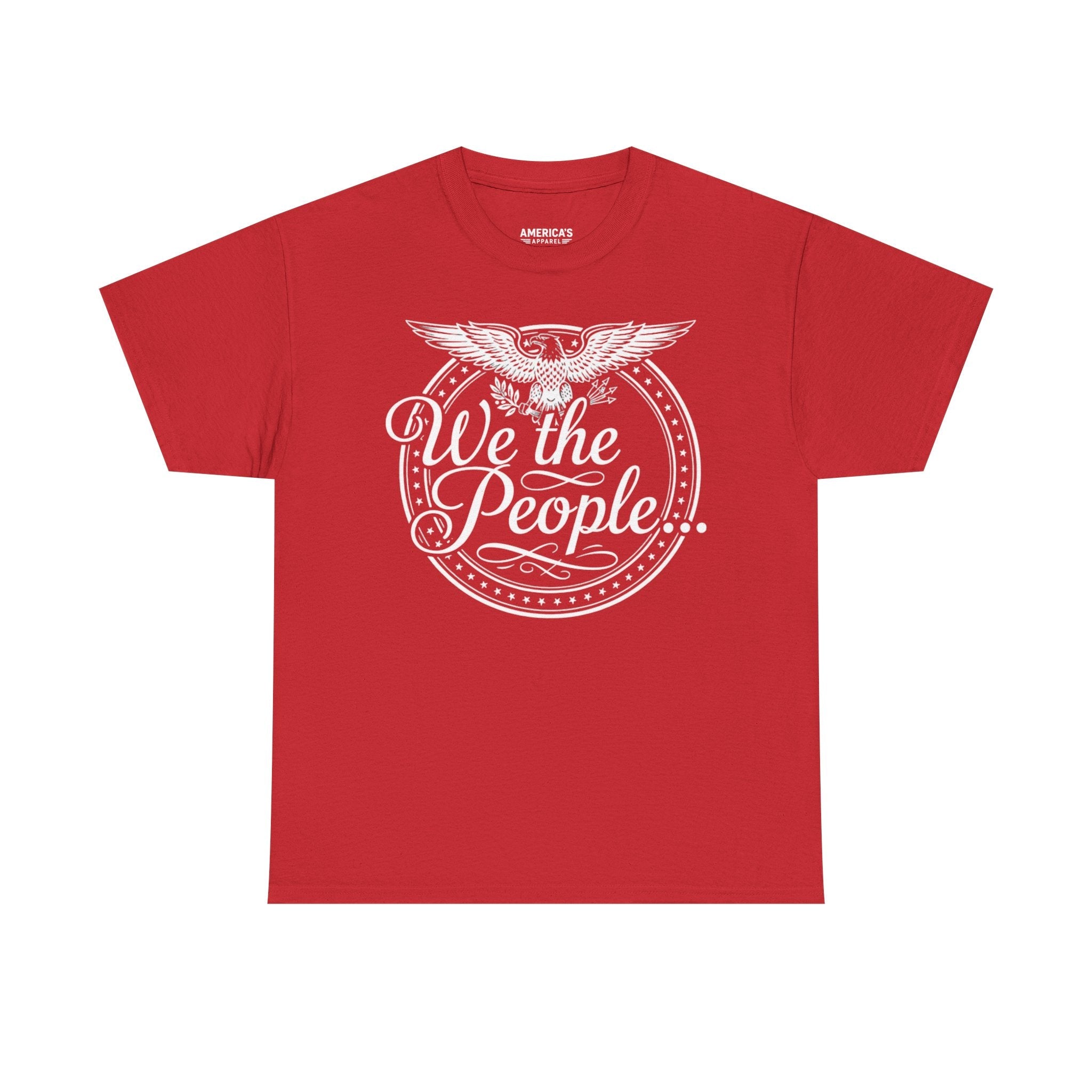 We The People Patriotic Seal T-Shirt – Unisex Heavy Cotton Tee Printify