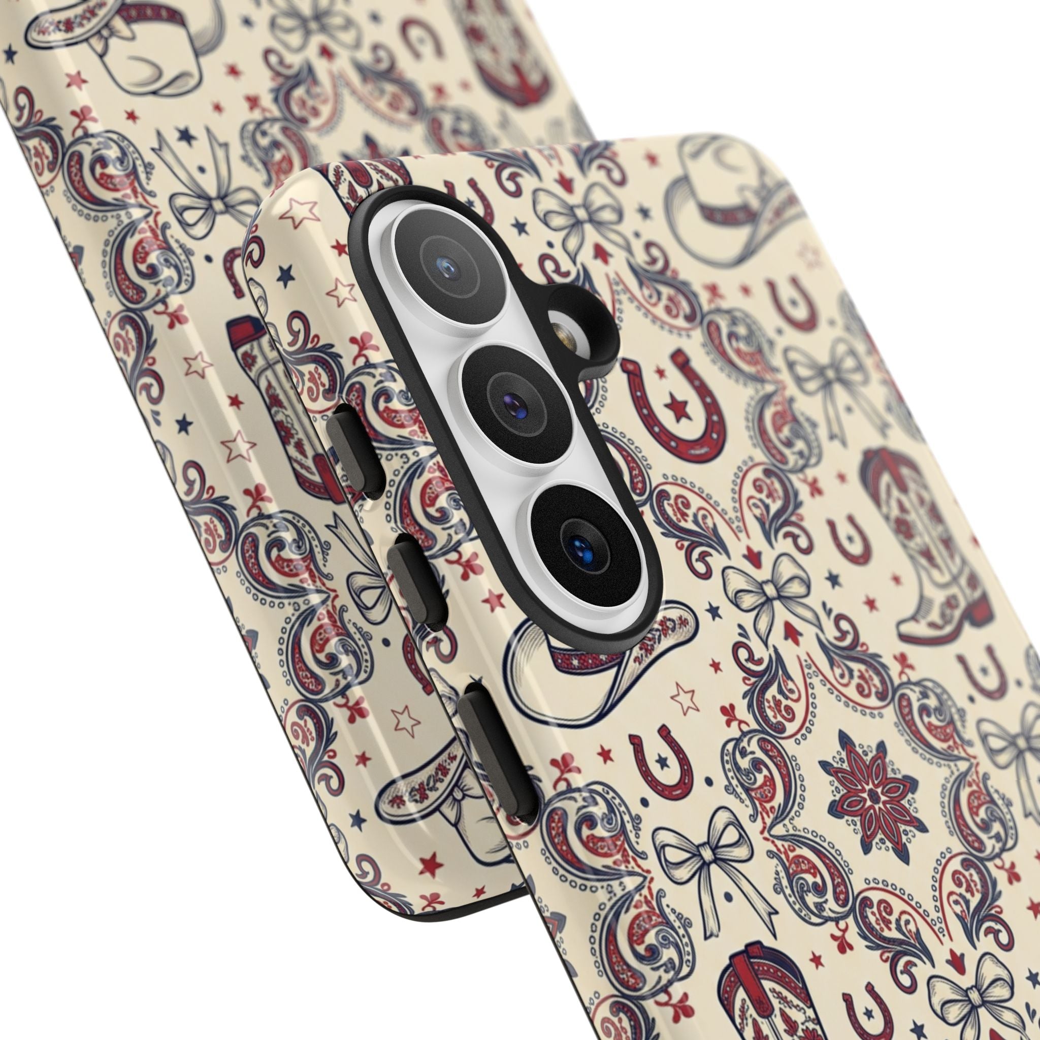 Americana Cowgirl Coquette Phone Case Printify