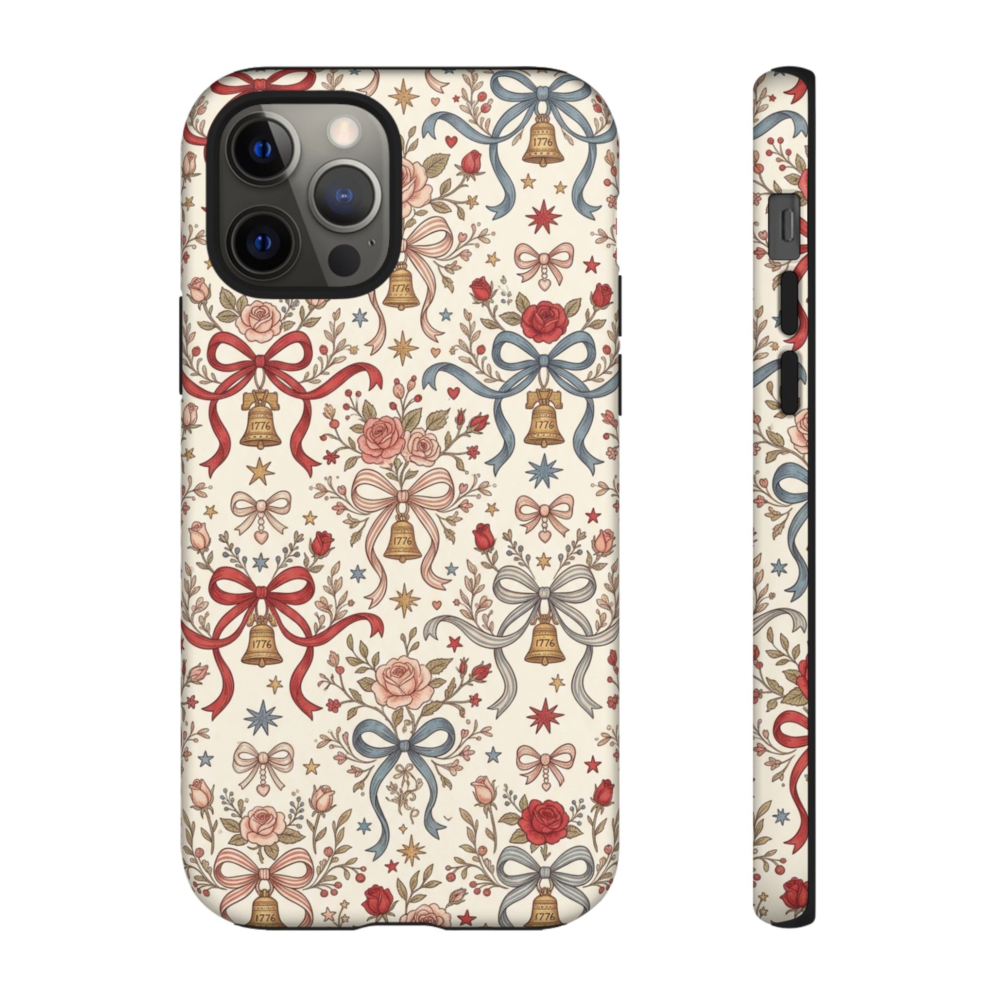 1776 Coquette Liberty Bells Phone Case Printify