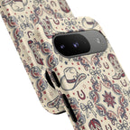 Americana Cowgirl Coquette Phone Case Printify
