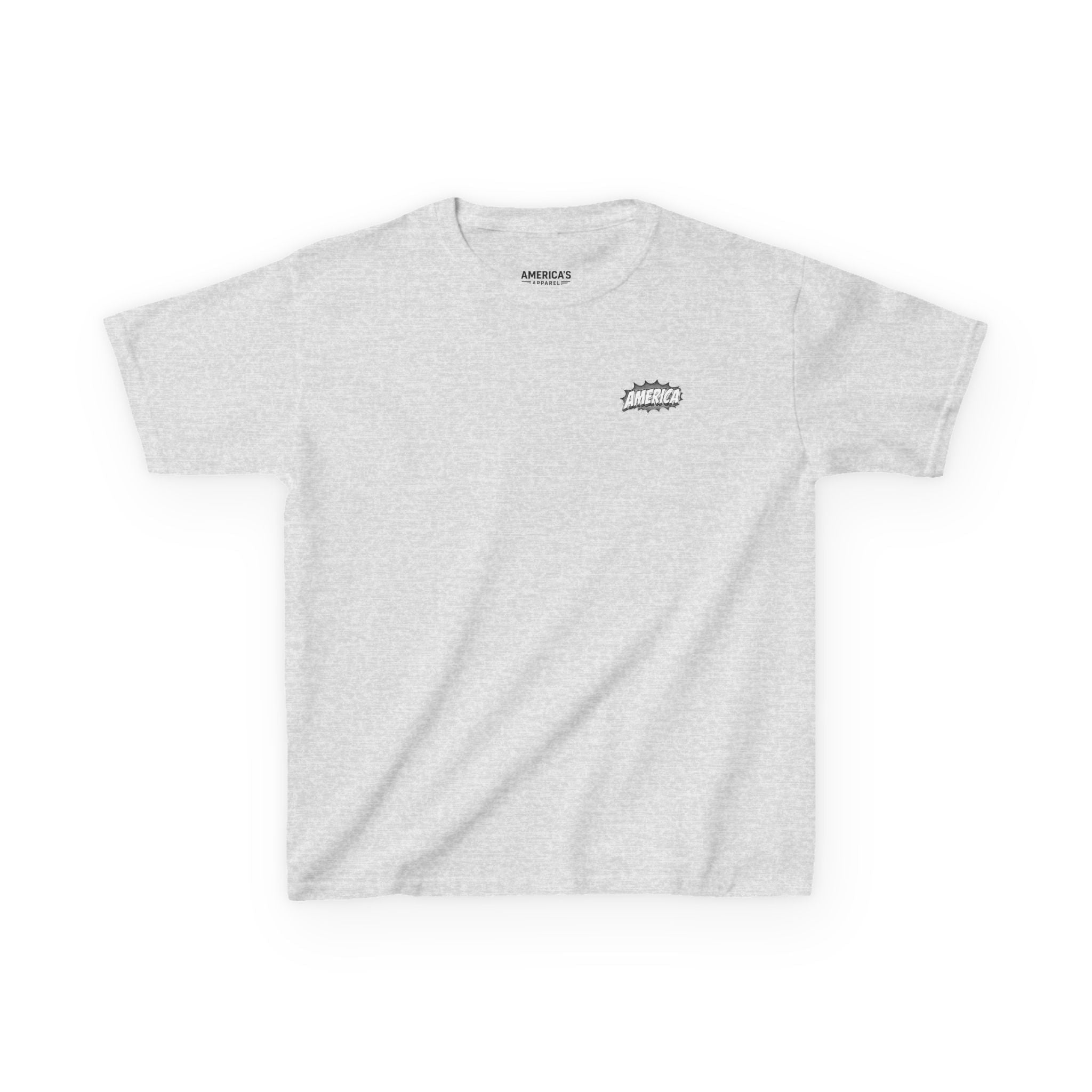 America Comic Book History Kids Tee Printify