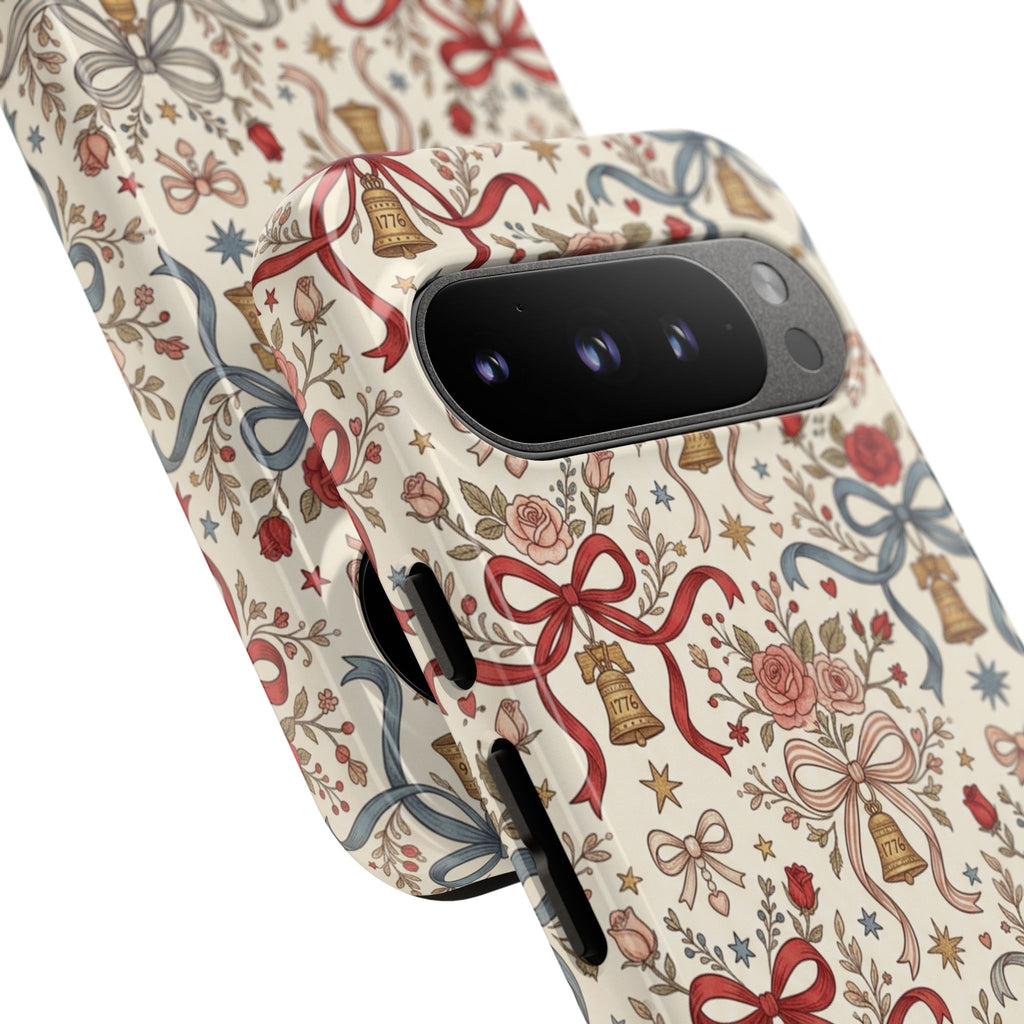 1776 Coquette Liberty Bells Phone Case Printify