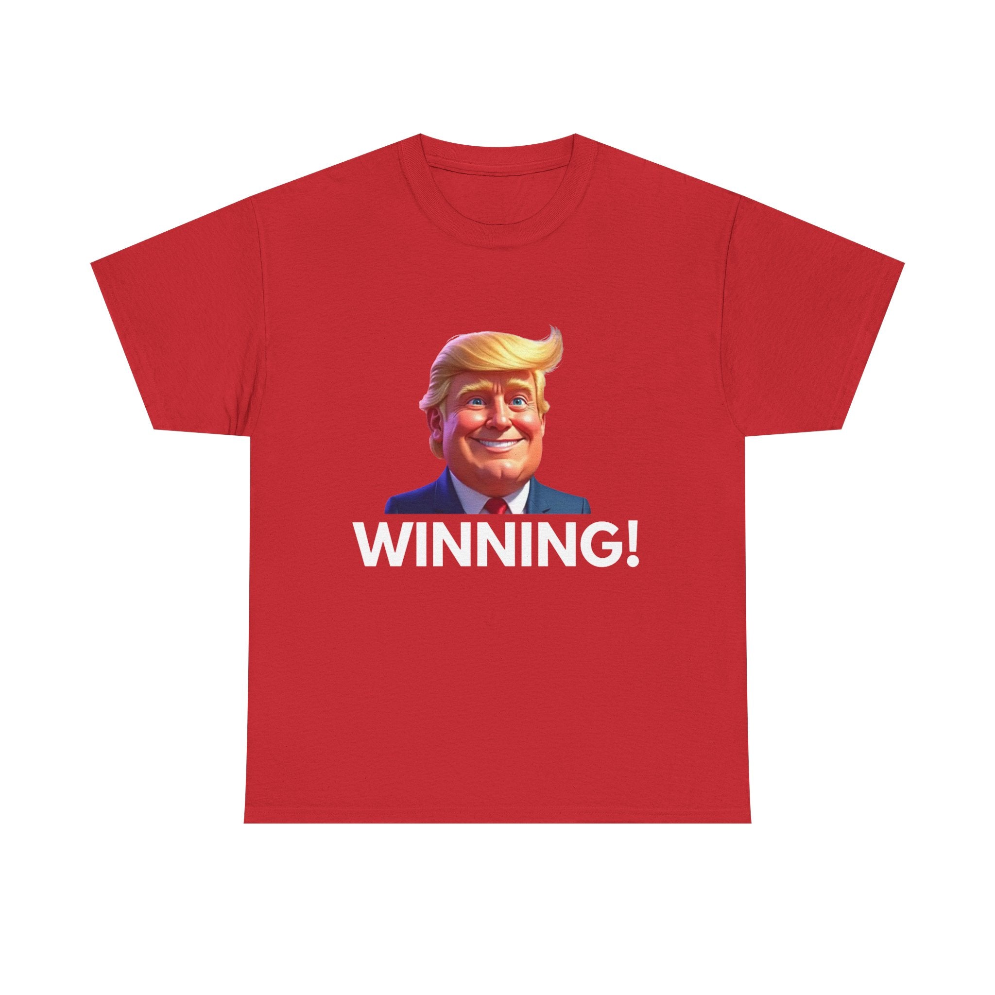“WINNING!” Patriotic Unisex Cotton T-Shirt – Gildan 5000 Heavy Tee