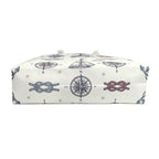 Nautical Compass & Sailboat Weekender Tote Printify