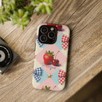 Americana Coquette Cherry Picnic Phone Case Printify