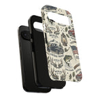 Patriotic Outdoors Phone Case – Bass Fishing & Vintage Americana Case Printify