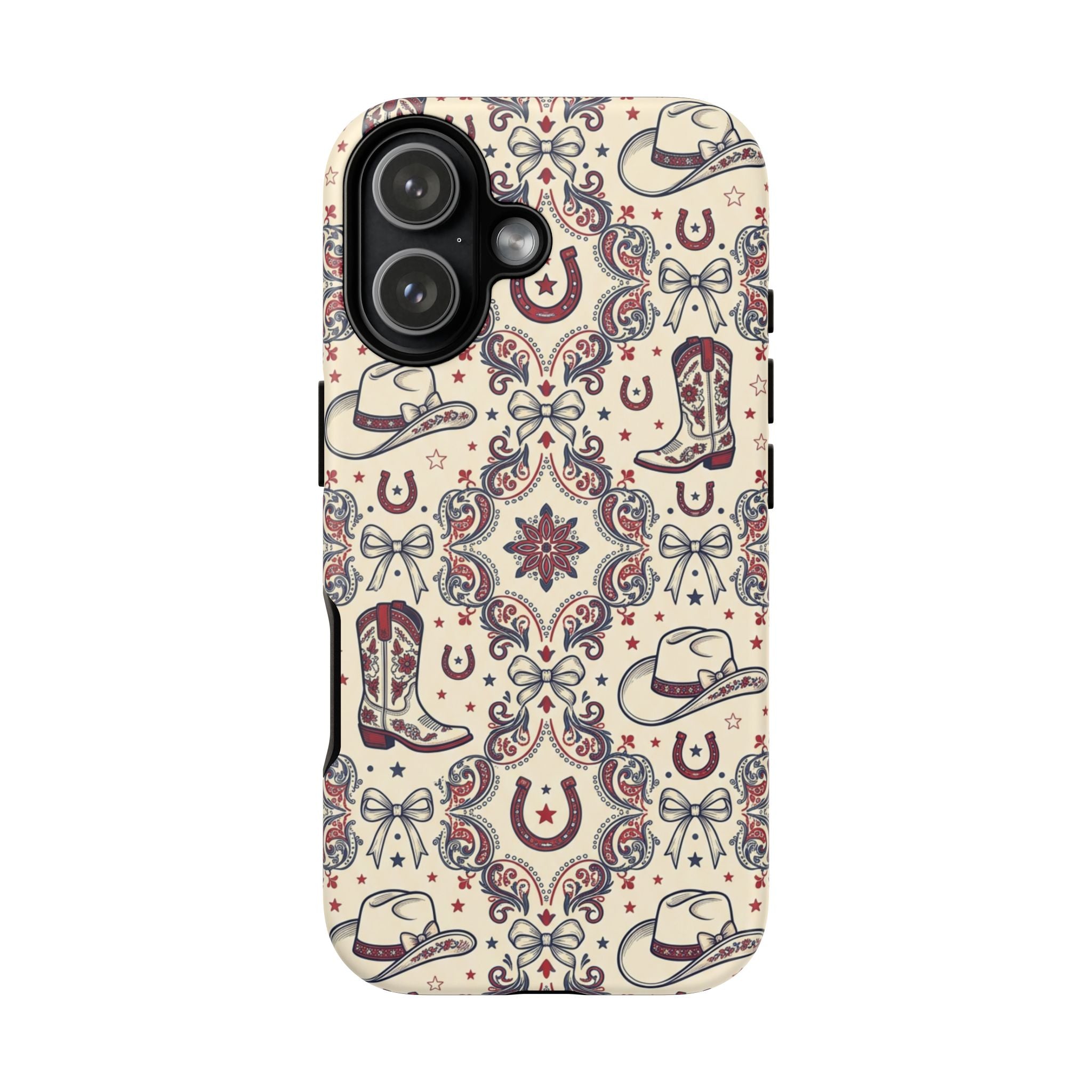 Americana Cowgirl Coquette Phone Case Printify