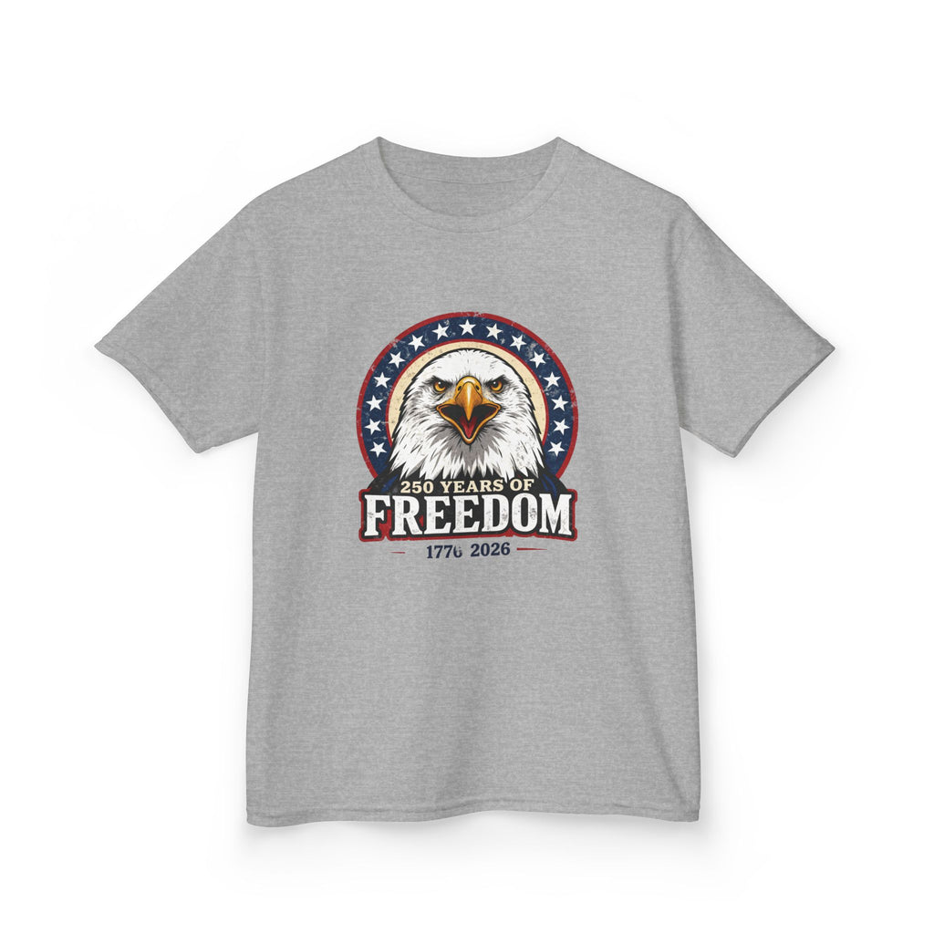 Patriotic Bald Eagle Kids Tee — Freedom Eagle T-Shirt Printify