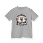 Patriotic Bald Eagle Kids Tee — Freedom Eagle T-Shirt Printify