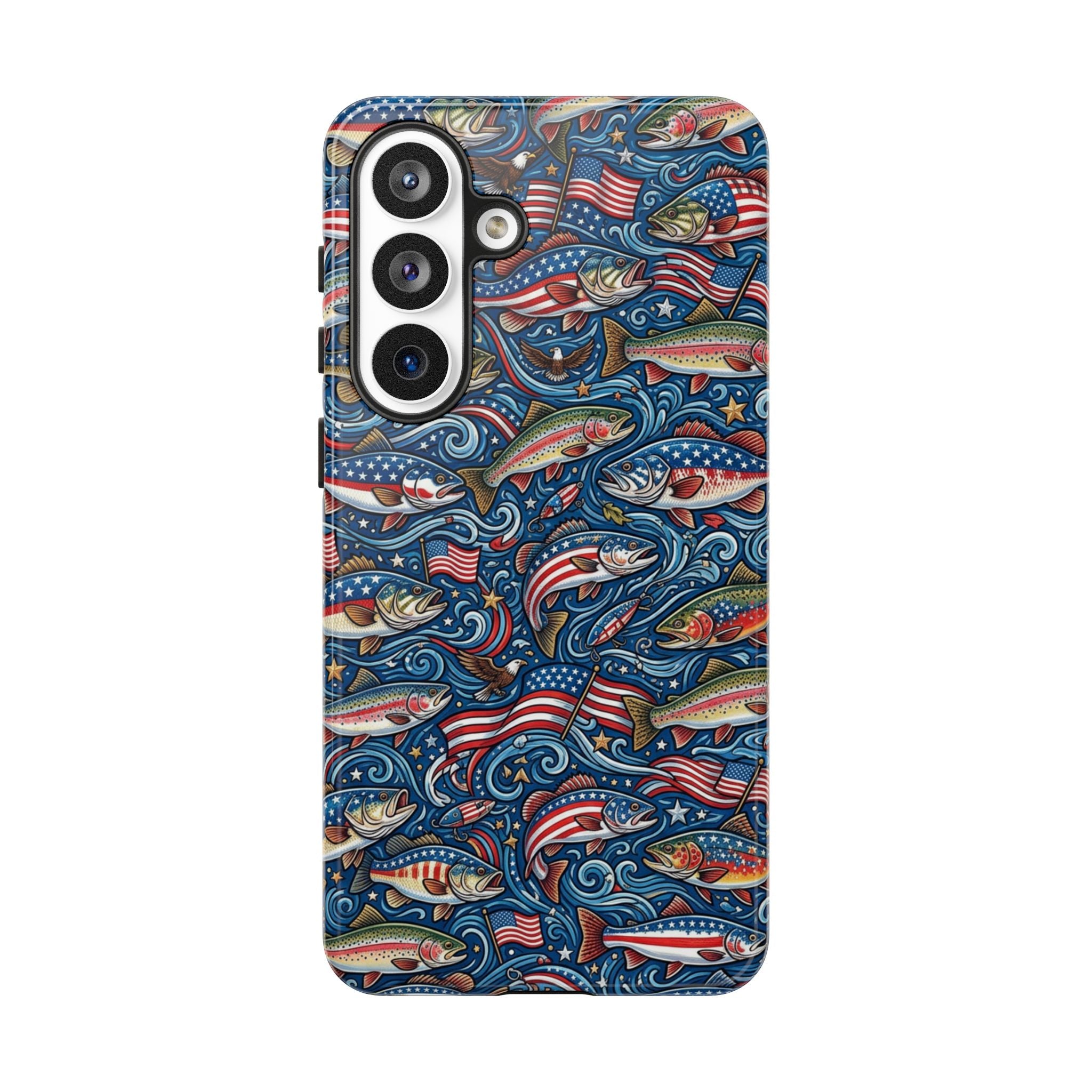 Patriotic Fishing Waters Phone Case Printify
