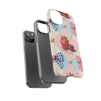 Americana Coquette Cherry Picnic Phone Case Printify