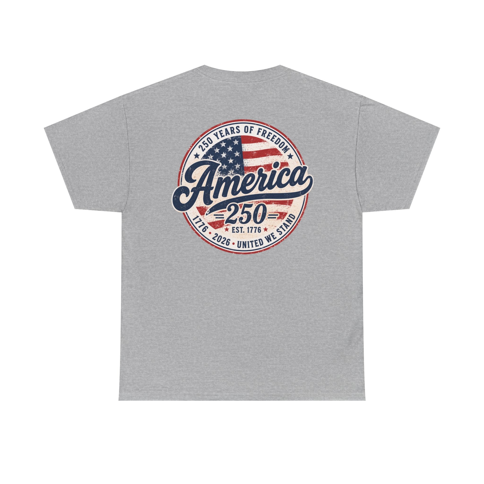 America 250 Anniversary Tee — Patriotic 250 Years of Freedom T-Shirt Printify
