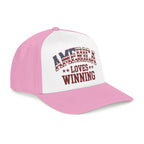 America Loves Winning Patriotic Hat – American Flag Cap